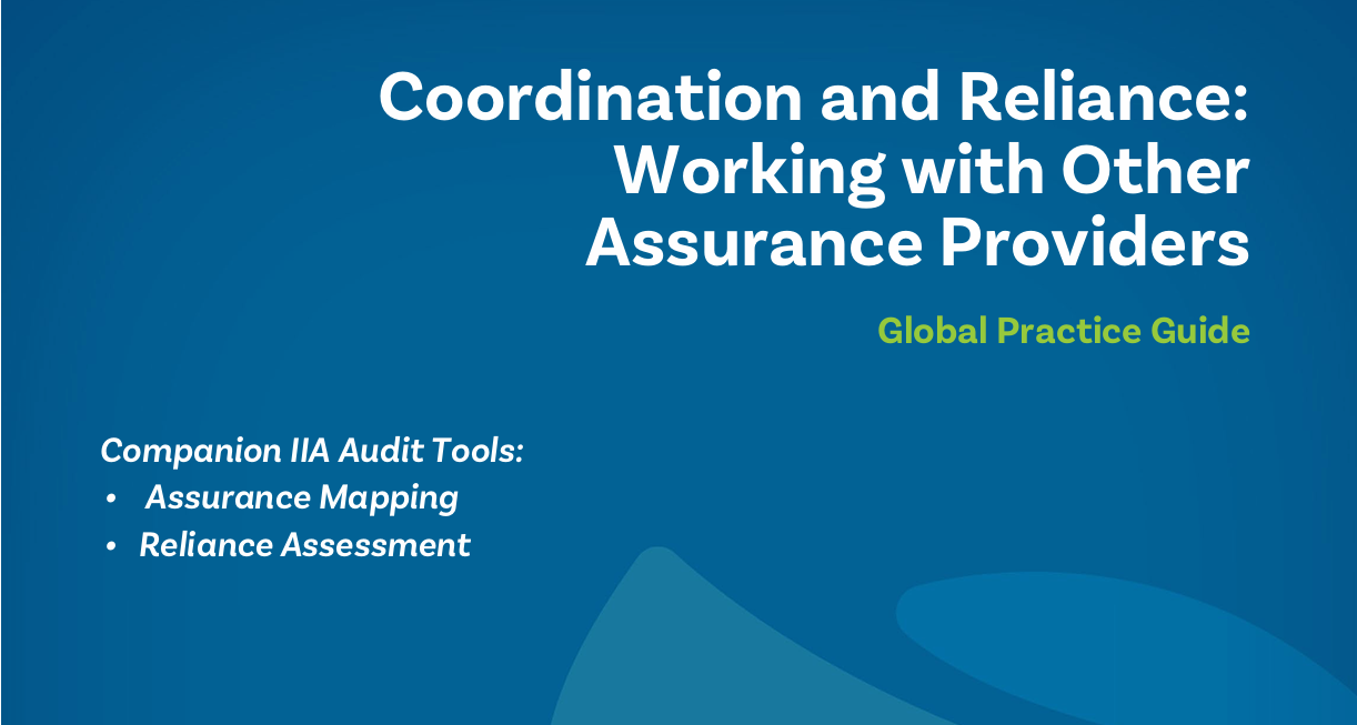 IIA GPG: Coordination-Reliance -oppaan KANSI